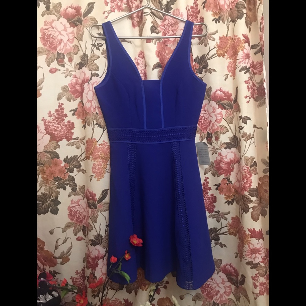 Royal blue dress